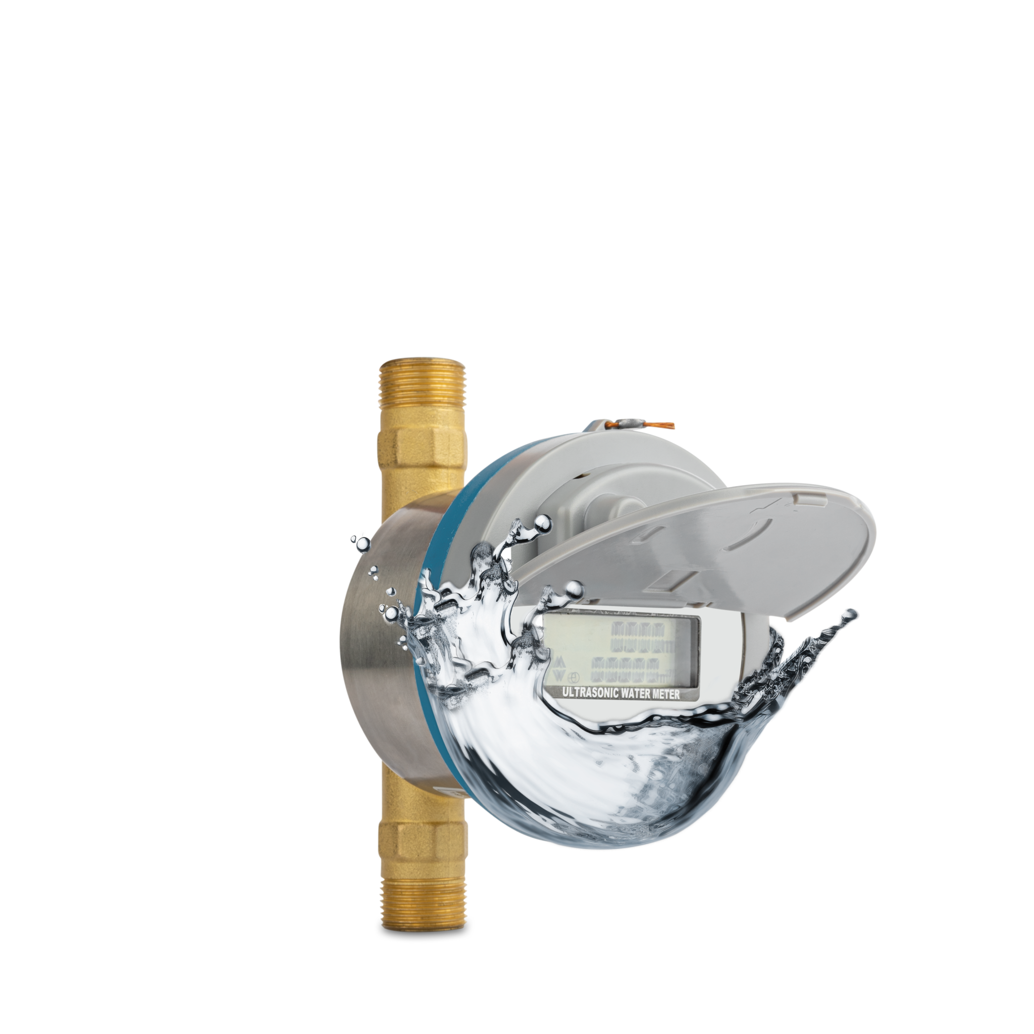 Contatore ultrasonico in ottone